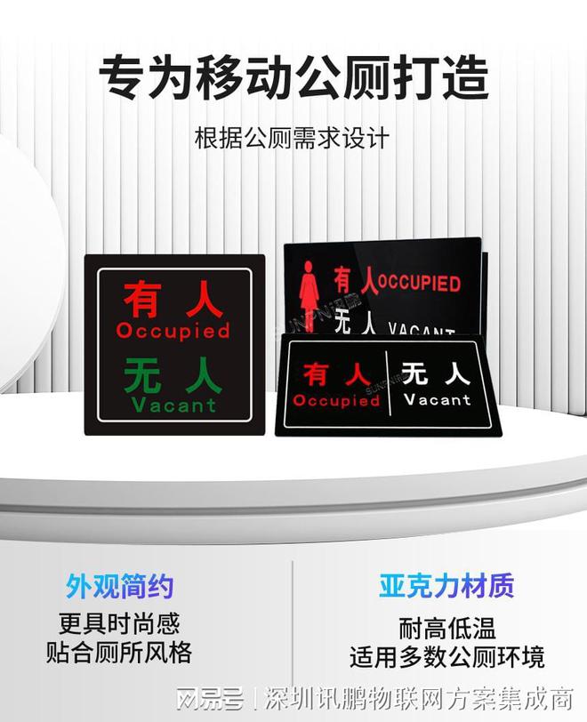 智慧公厕有无人引导屏亚克力外壳防水耐高低温(图3)