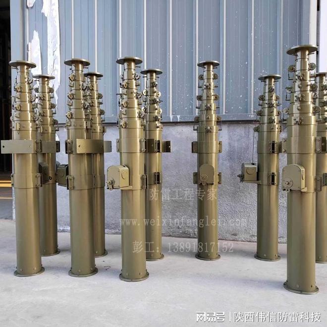 古建筑防雷隐蔽式升降避雷针(图2)