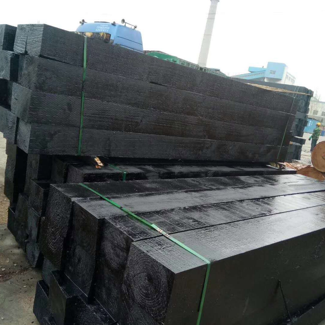 福建油浸枕木厂家广东沥青油浸枕木厂家贵州铁路(图1)