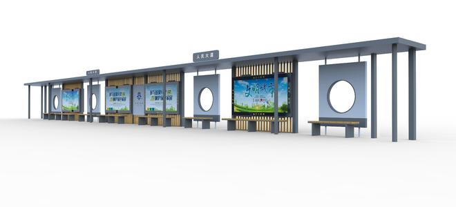 乾立科技专注仿古公交站台候车亭制造技术团队全程把控品质(图1)