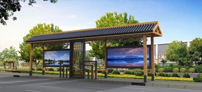 乾立科技专注仿古公交站台候车亭制造技术团队全程把控品质(图3)